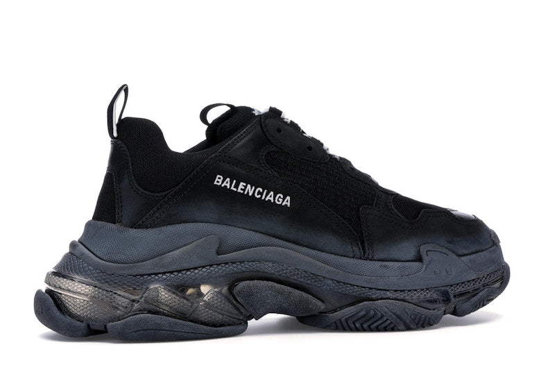Balenciaga Triple S Clear Sole Black