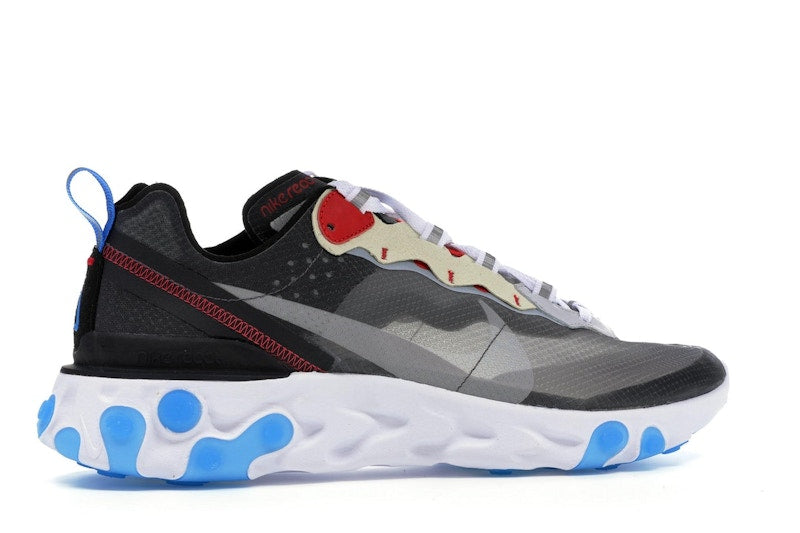 Nike React Element 87 Dark Grey Photo Blue