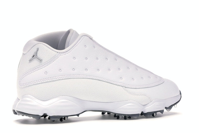Jordan 13 Retro Golf Cleat White Black