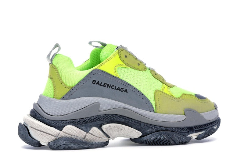 Balenciaga Triple S Neon Yellow (2018 Reissue)