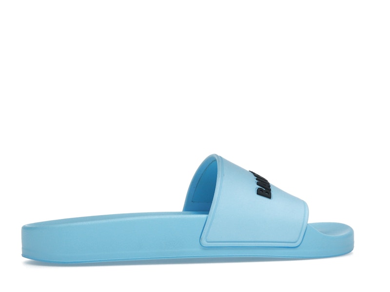 Balenciaga Pool Slide Blue Sky (Womens)