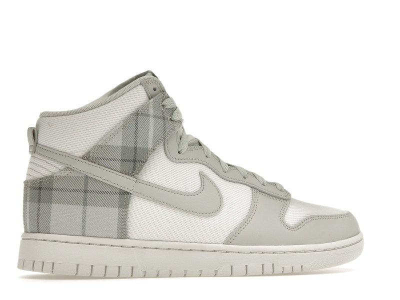 Nike Dunk High SE Tartan Plaid White Light Green