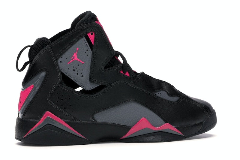 Jordan True Flight Black Dark Grey Deadly Pink (GS)
