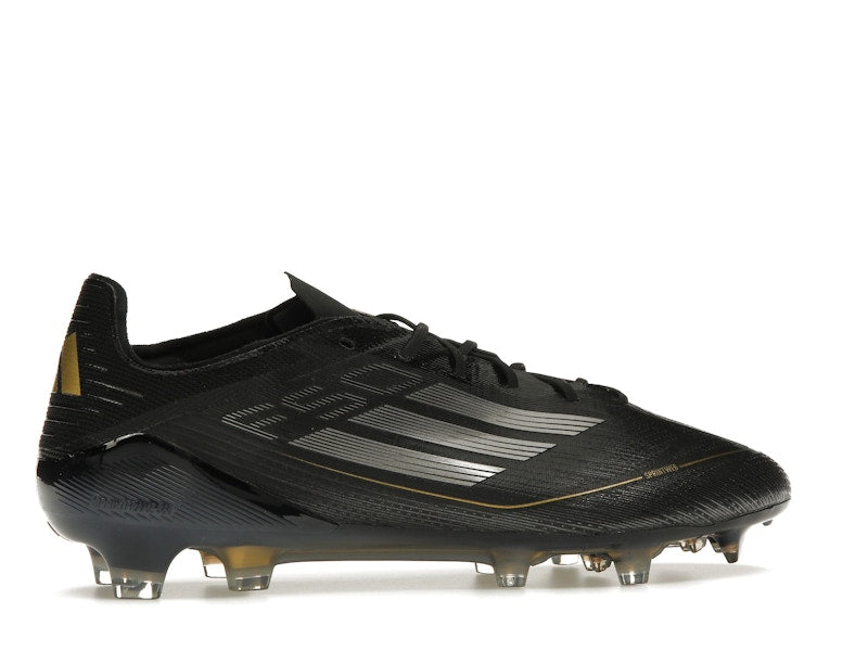 adidas F50 Elite FG Core Black Iron Metallic Gold Metallic