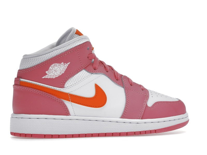 Jordan 1 Mid Pinksicle Safety Orange (GS)