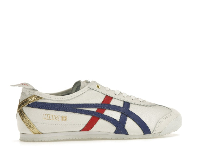 Onitsuka Tiger Mexico 66 White Blue Red Metallic Gold