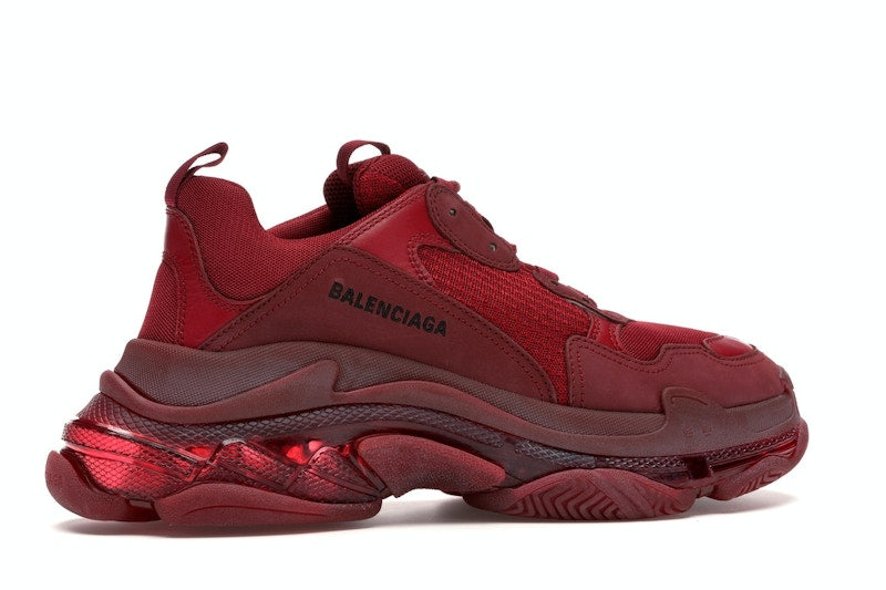 Balenciaga Triple S Burgundy Red
