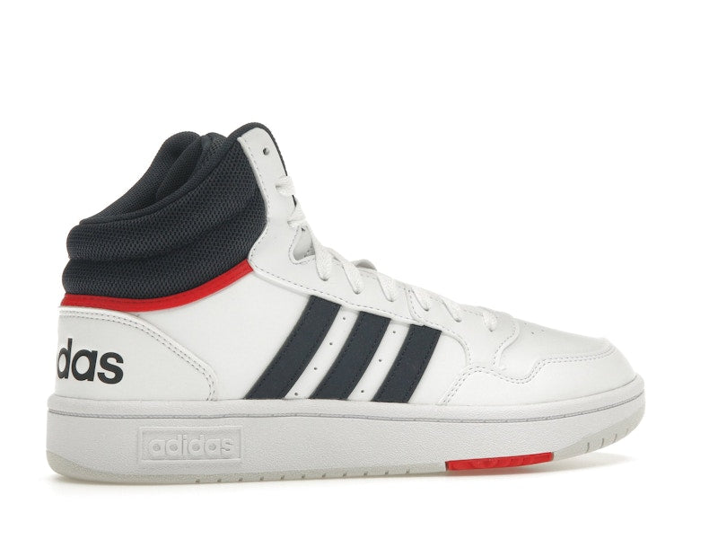 adidas Hoops 3.0 White Navy Red