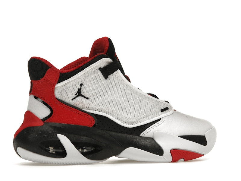 Jordan Max Aura 4 White Black University Red