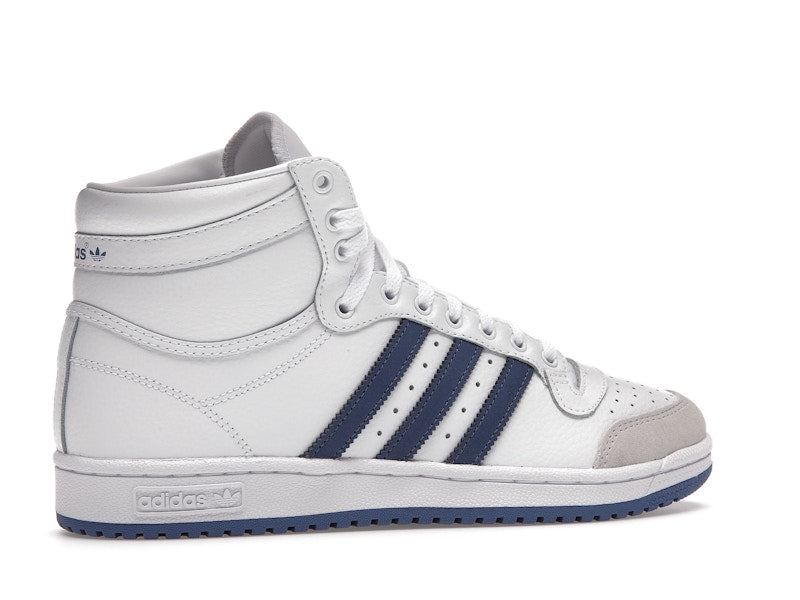 adidas Top Ten White Crew Blue