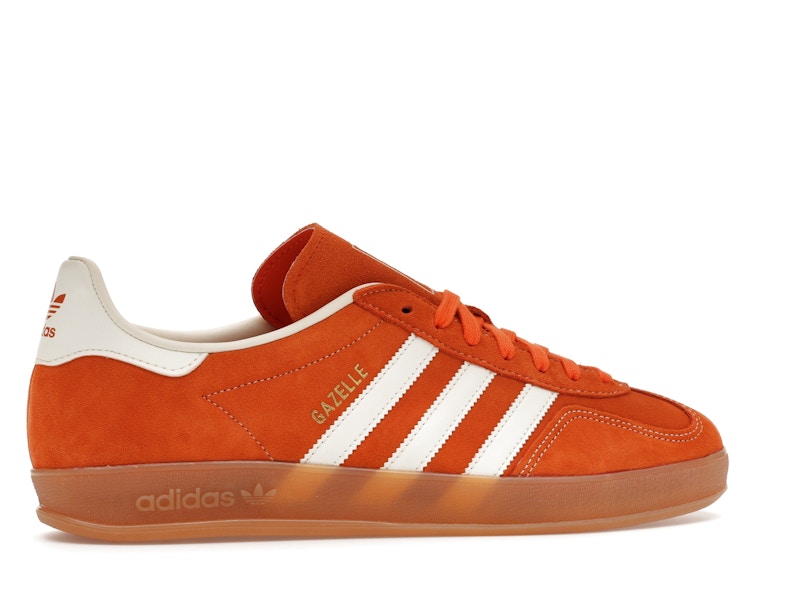 adidas Gazelle Indoor Orange Off White Gold Metallic