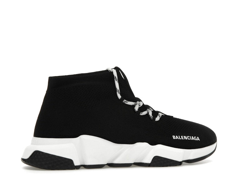 Balenciaga Speed Lace Up Black White (Women's)