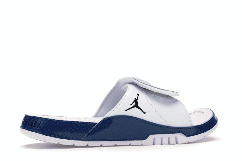 Jordan Hydro 11 Slide White Navy
