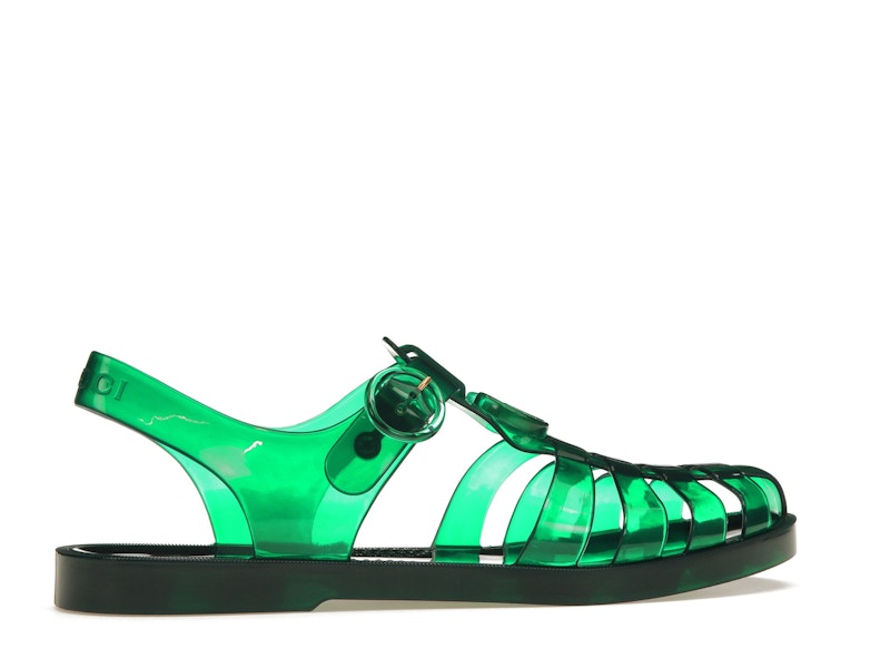 Gucci Double GG Sandal Green Black