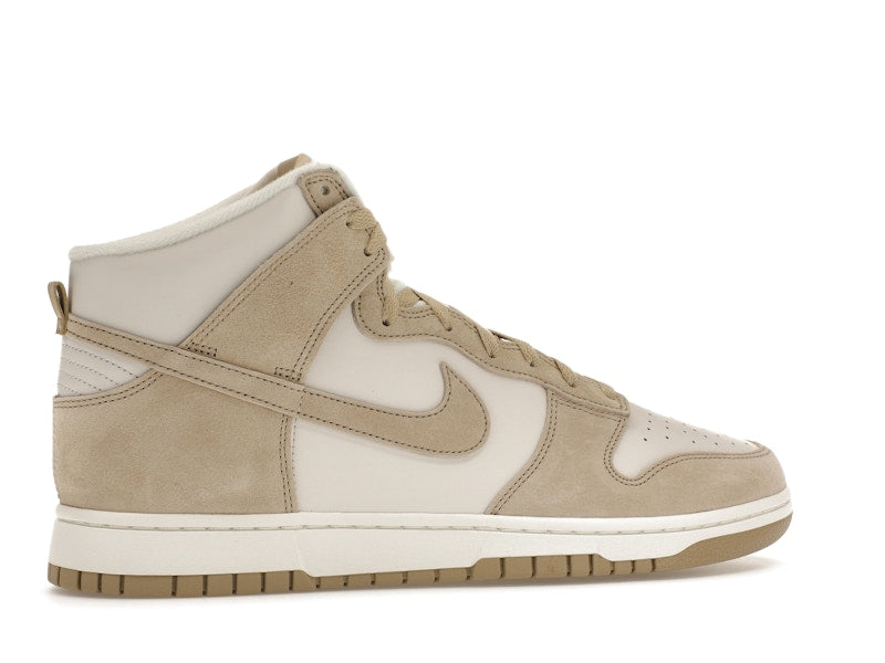 Nike Dunk High Tan Suede White