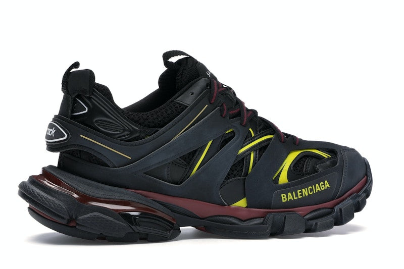 Balenciaga Track Trainers Black Bordeaux