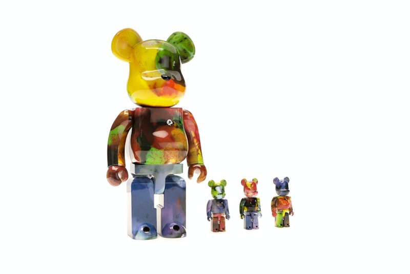 Bearbrick Pushead 4 pc Set 100% & 400% Set Multi