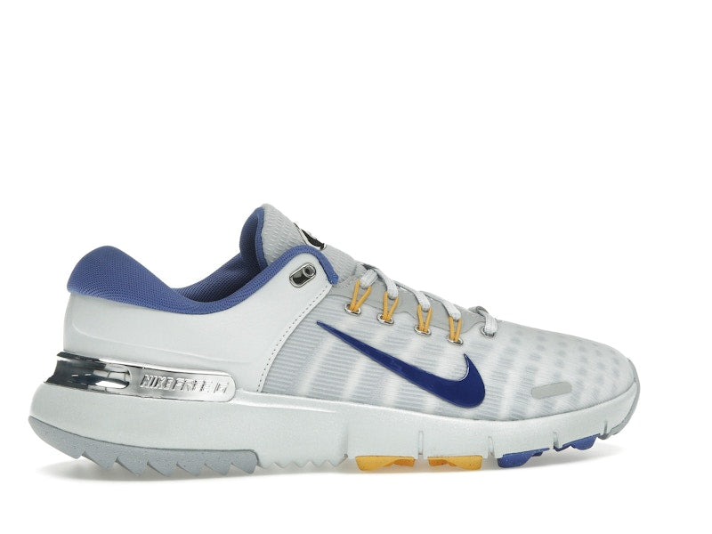 Nike Free Golf Pure Platinum University Gold Wolf Grey Astronomy Blue