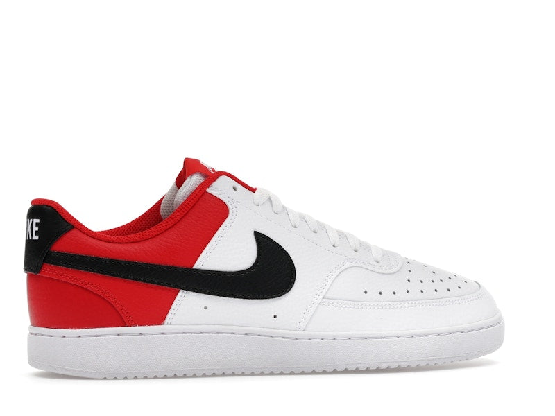 Nike Court Vision Low White Black University Red