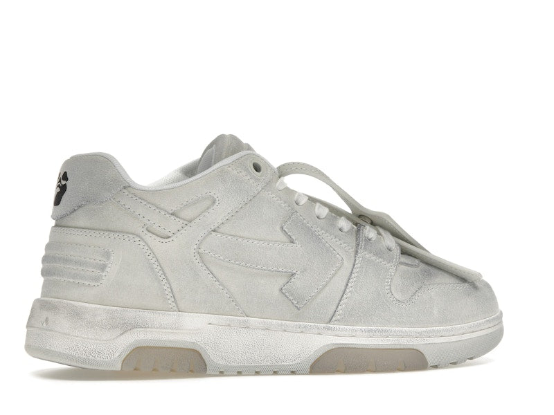 OFF-WHITE Out Of Office OOO Low Tops White Distressed