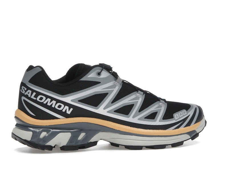 Salomon XT-6 Black Footwear Silver Warm Apricot