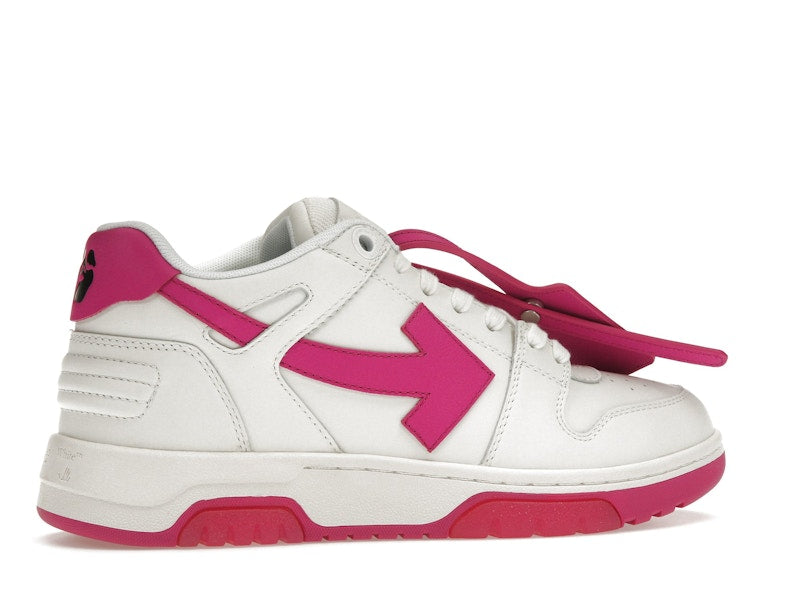 OFF-WHITE Out Of Office Calf Leather White Fuchsia (Women's)