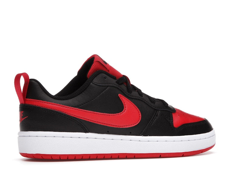 Nike Court Borough Low 2 Black University Red (GS)