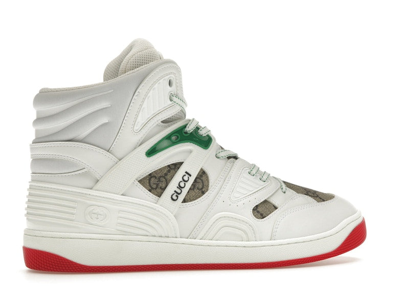 Gucci Basket White Demetra Red (Women's)