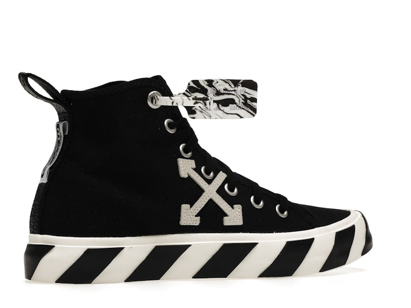 OFF-WHITE Vulcanized Mid Top Black White