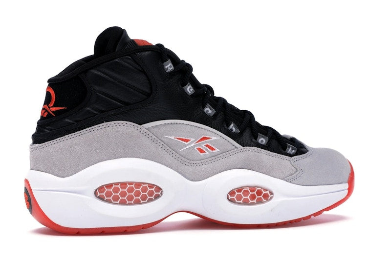 Reebok Pump Question Black Steel Orange