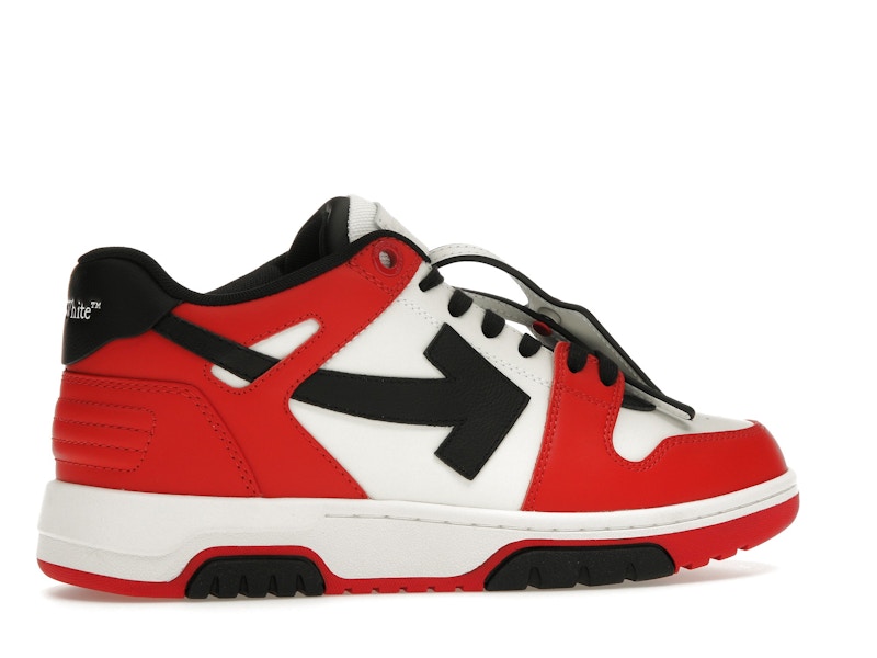 OFF-WHITE Out Of Office OOO Low Tops Red Black (2024)