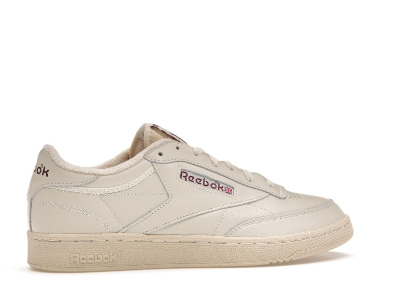 Reebok Club C 85 Chalk Alabaster Maroon