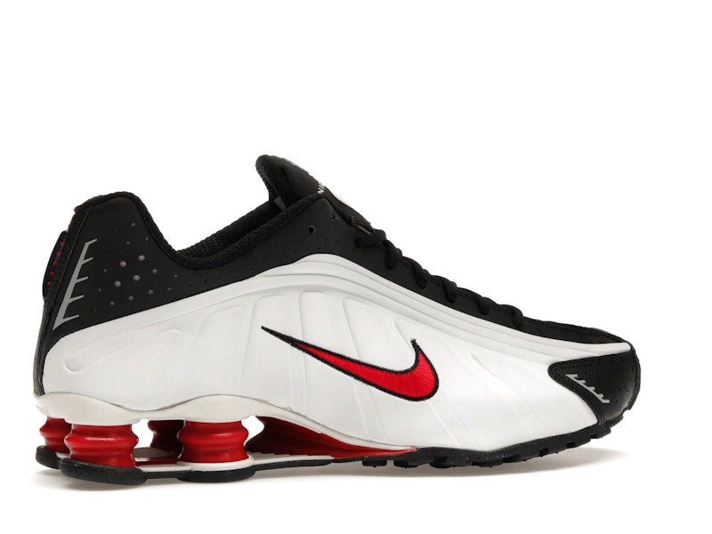 Nike Shox R4 Platinum Tint University Red Black