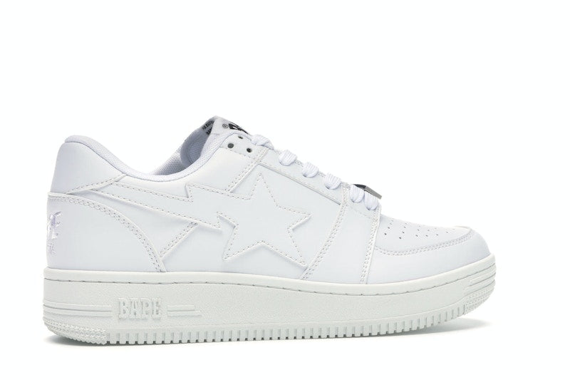 BAPE STA Low White