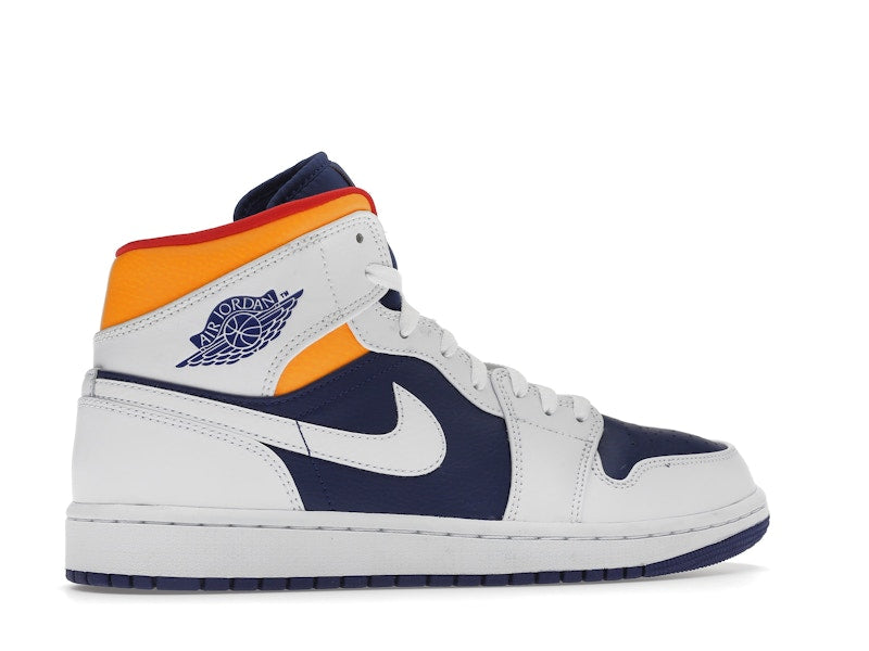 Jordan 1 Mid Royal Blue Laser Orange