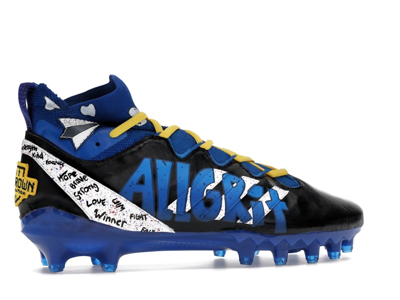 Amon-Ra St. Brown "My Cause My Cleats" Game-Worn, Signed Cleats & Jersey Bundle (Size 12)