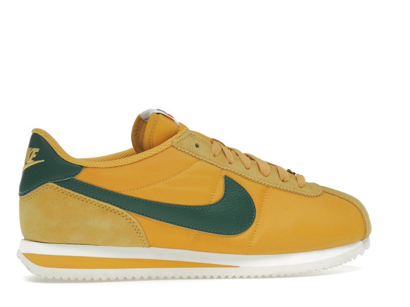 Nike Cortez Textile Yellow Ochre Gorge Green (Women's)