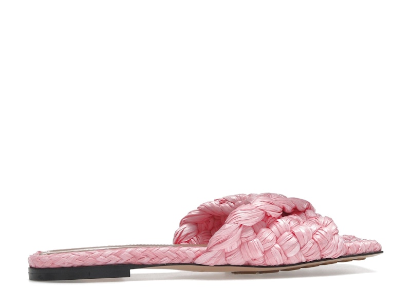 Bottega Veneta Raffia Stretch Flat Sandals Blossom (Women's)