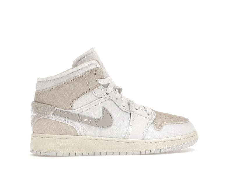 Jordan 1 Mid SE Craft Inside Out Tech Grey (GS)