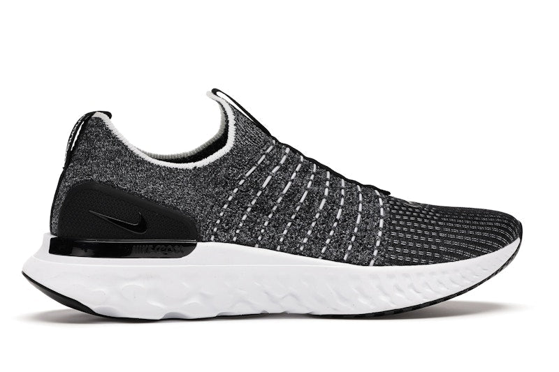 Nike React Phantom Run Flyknit 2 Black White Blend