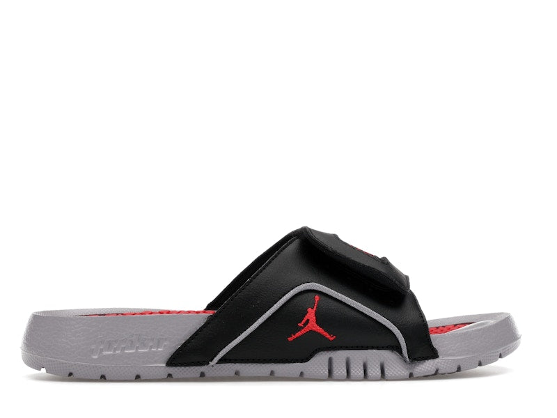 Jordan Hydro 4 Retro Black Cement Grey Fire Red (GS)
