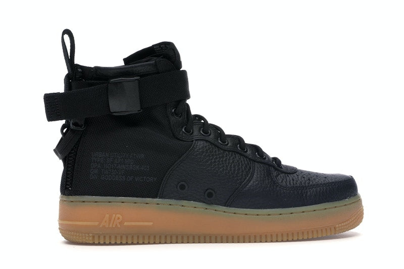 Nike SF Air Force 1 Mid Black Gum