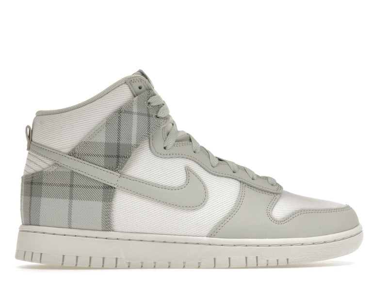 Nike Dunk High SE Tartan Plaid White Light Green