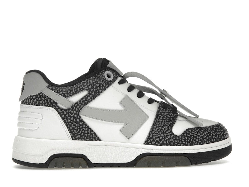 OFF-WHITE Out Of Office OOO Low Tops Black Grey with Dots