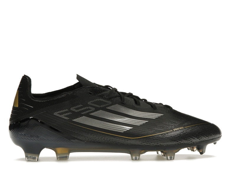 adidas F50 Elite FG Core Black Iron Metallic Gold Metallic
