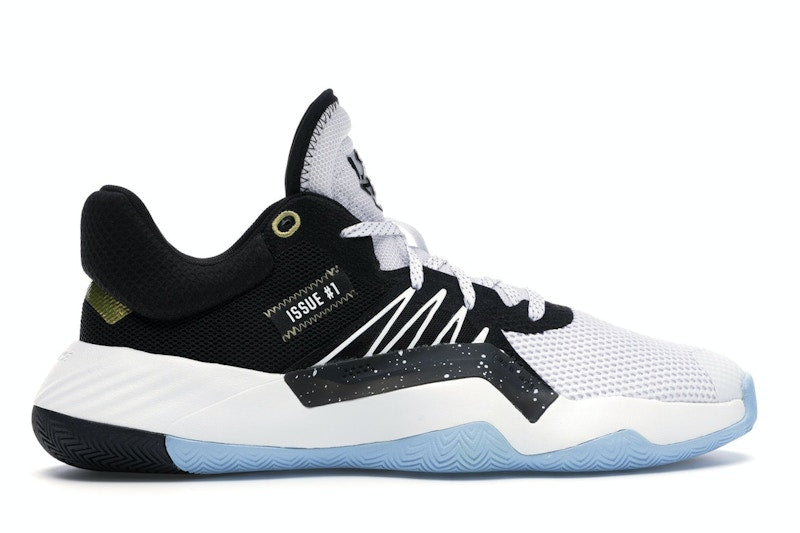 adidas D.O.N. Issue #1 White Black Gold Metallic