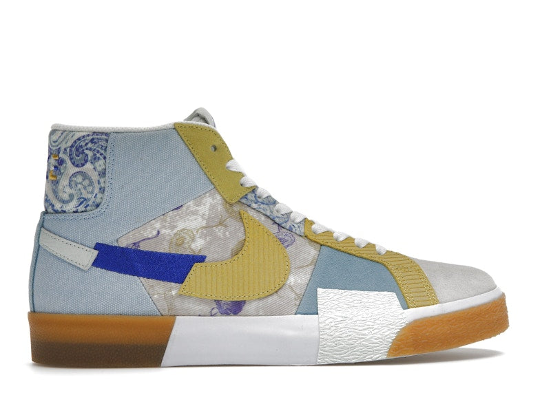 Nike SB Zoom Blazer Mid Premium Floral Paisley Boarder Blue