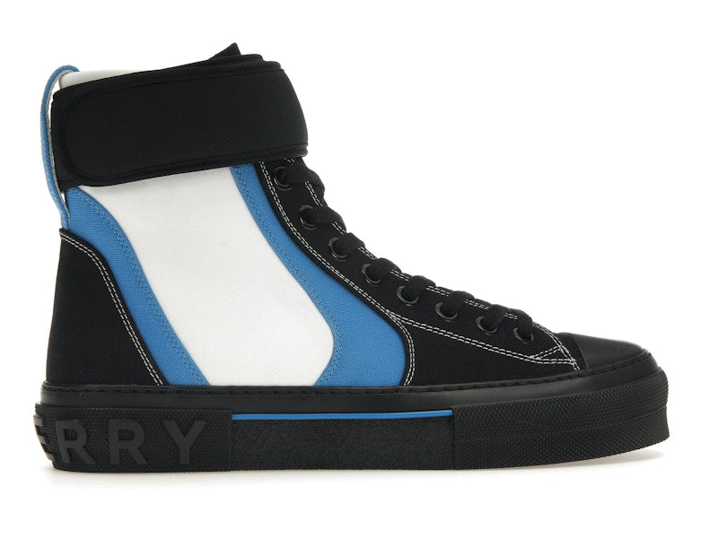 Burberry Sub High-Top Laced-Up Trainer Black Blue White