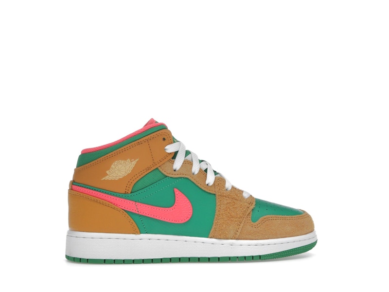 Jordan 1 Mid SE Chutney Lucky Green (GS)