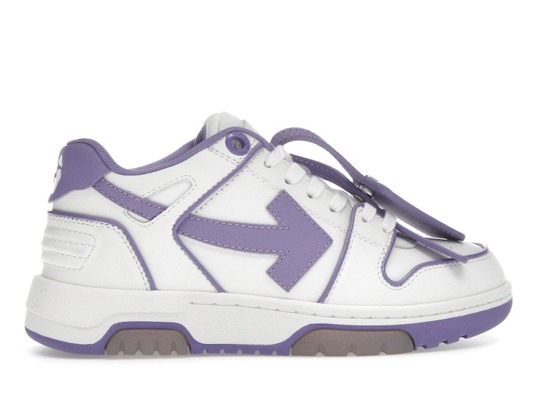OFF-WHITE Out Of Office OOO Low Tops Outlined White Lilac Purple (Women's)